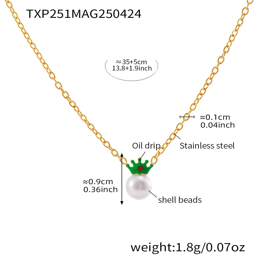 Wholesale Jewelry Set For Women And Kids Fashionable Ferris Wheel Design Stainless Steel And Titanium Steel Electroplated Crown Pendant Necklace Ring Earrings Bracelet - Image 6