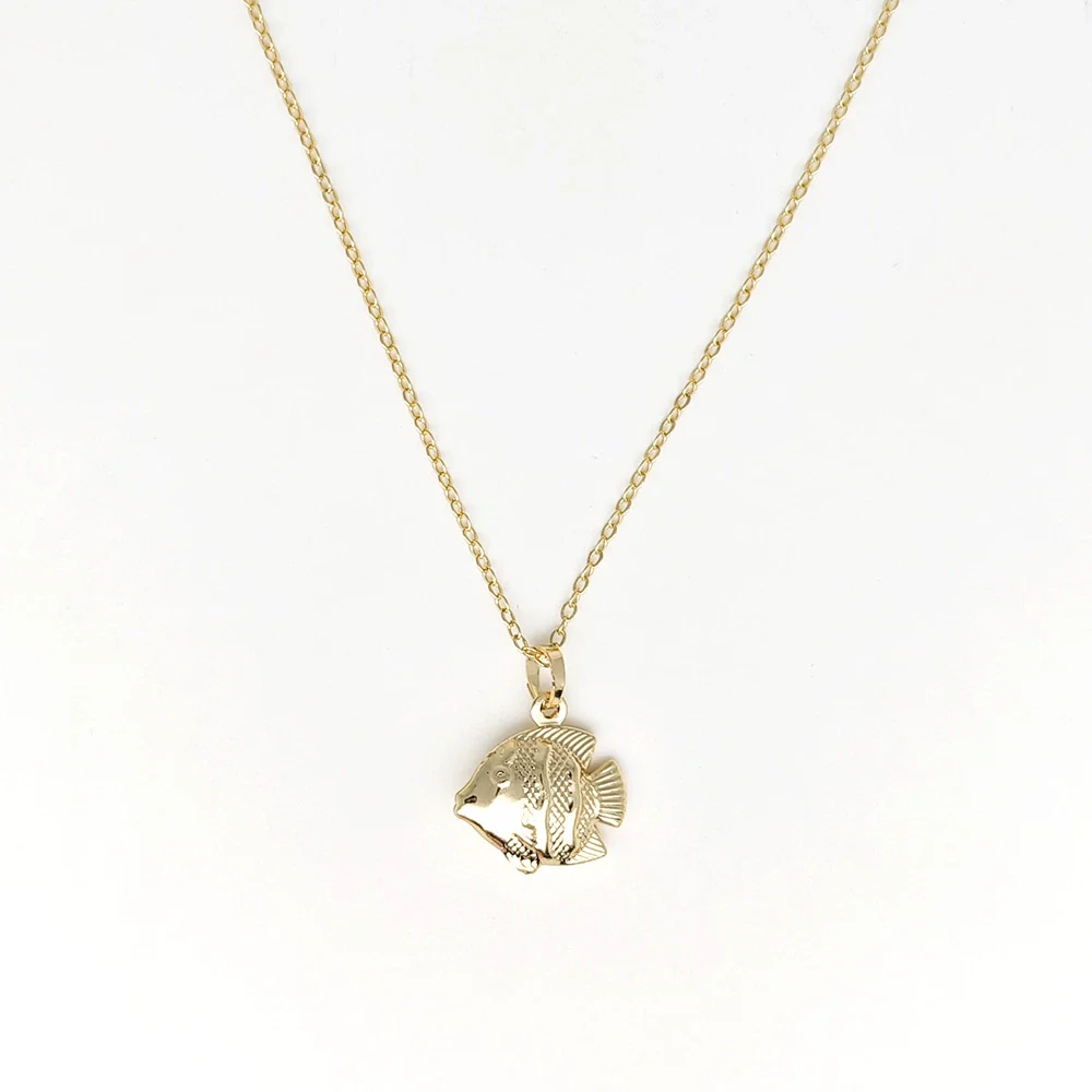 Wholesale Jewelry Shell Enamel Oil Drop Geometric Brass Handmade Pendant Necklace For Women - Image 7