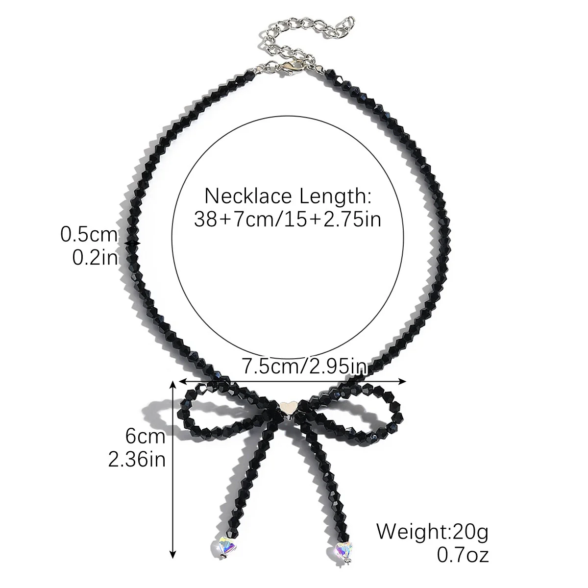 Wholesale Jewelry Simple Fashion Bow Copper Alloy Electroplated Collarbone Chain - Image 12