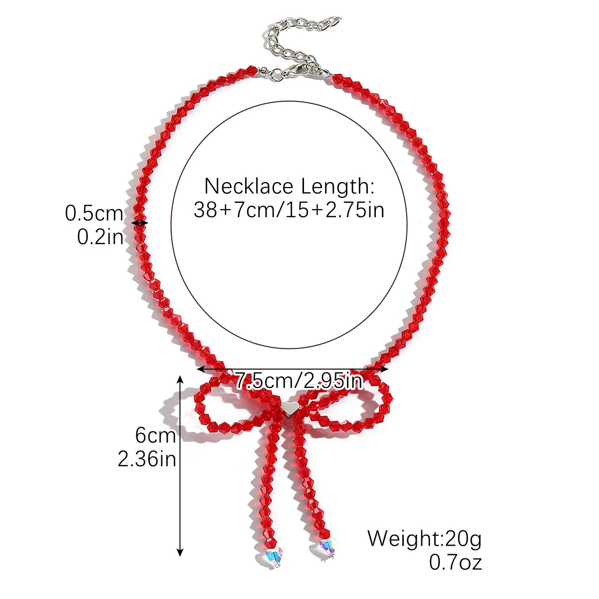 Wholesale Jewelry Simple Fashion Bow Copper Alloy Electroplated Collarbone Chain - Image 13