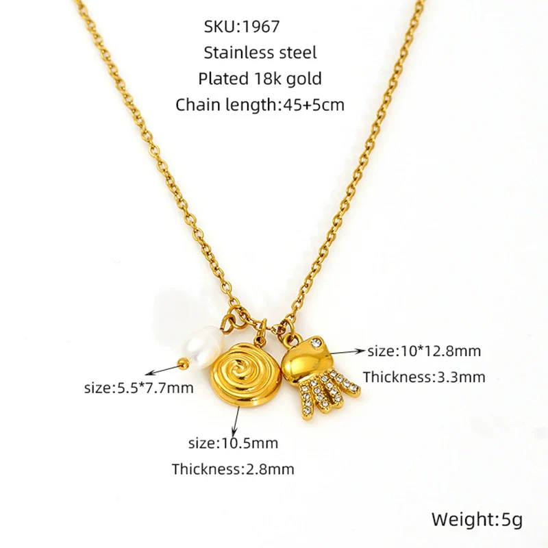 Wholesale Jewelry 316L Stainless Steel Animal Zodiac Pendant Necklace Electroplating Style For Women - Image 6