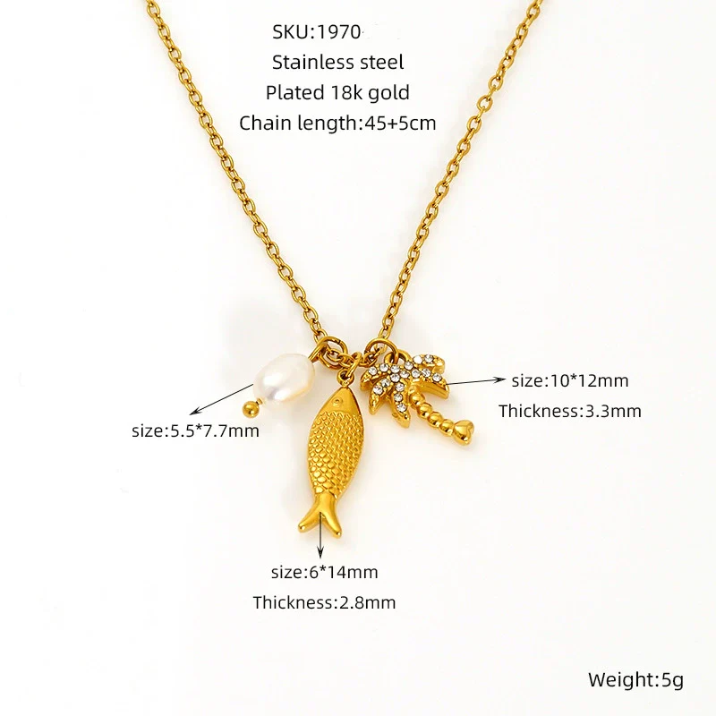 Wholesale Jewelry 316L Stainless Steel Animal Zodiac Pendant Necklace Electroplating Style For Women - Image 9
