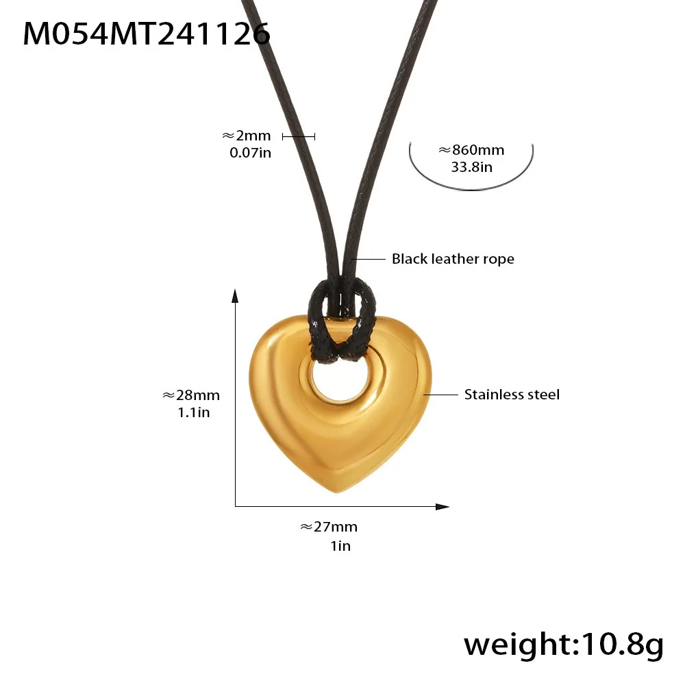 Wholesale Jewelry Stainless Steel Geometric Light Luxury Style Chain Pendant With Pvd Real Gold Electroplating - Image 6