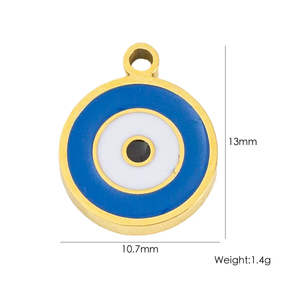 Wholesale Jewelry Stainless Steel Geometric Pendant With Natural Stone And Furnace Electroplating - Image 24