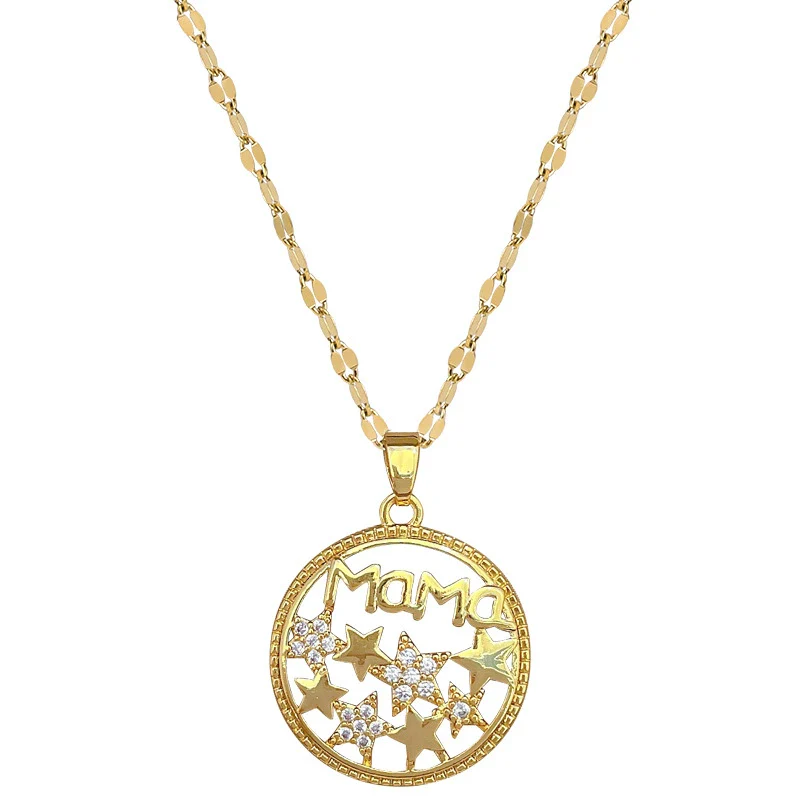 Wholesale Jewelry Stainless Steel Geometric Ring And Necklace For Women And Men - Image 5