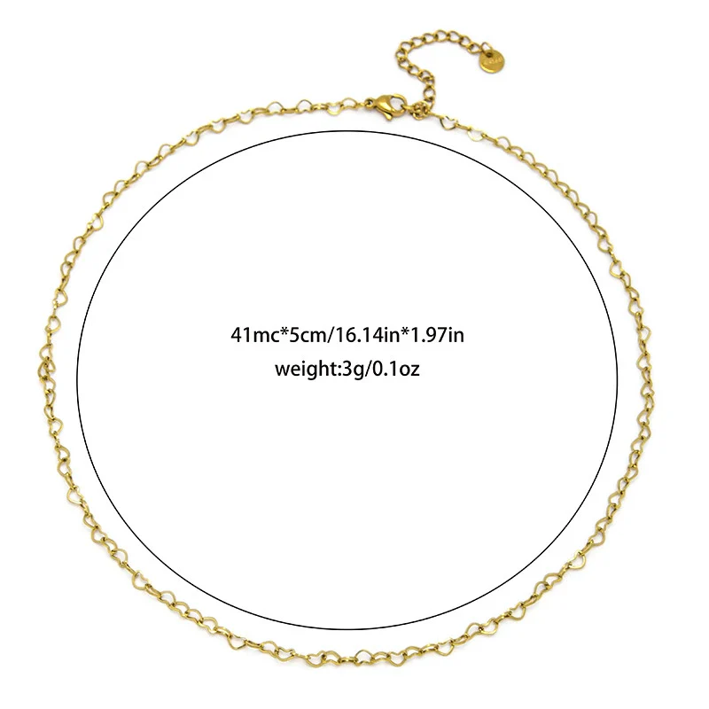 Wholesale Jewelry Stainless Steel Goldplated Geometric Star Snake Bone Chain Necklace For Women - Image 6