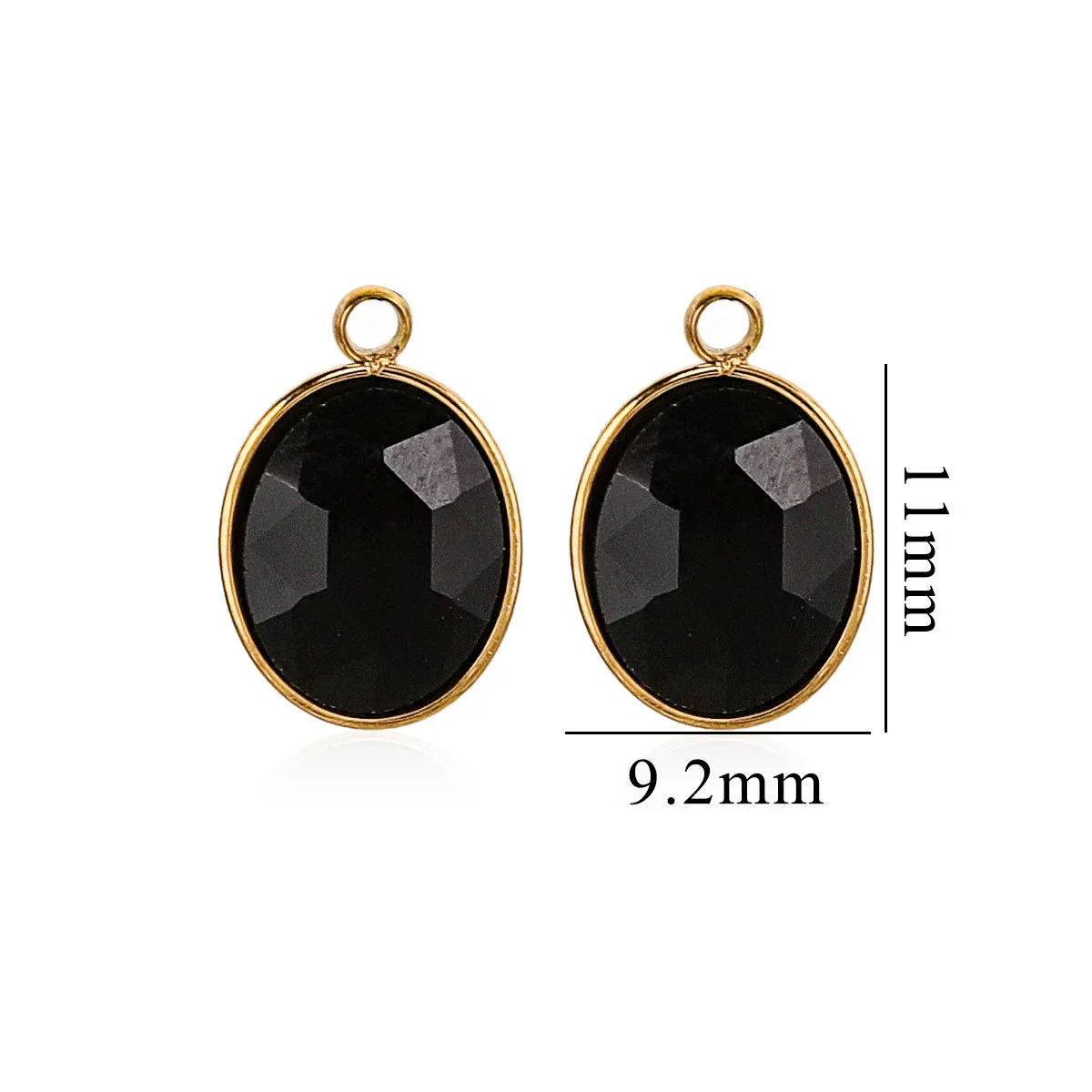 Wholesale Jewelry Stainless Steel Oval Round Fivepointed Star Dropshaped Love Crystal Glass Pendant Earrings Necklace Handmade Electroplating - Image 15