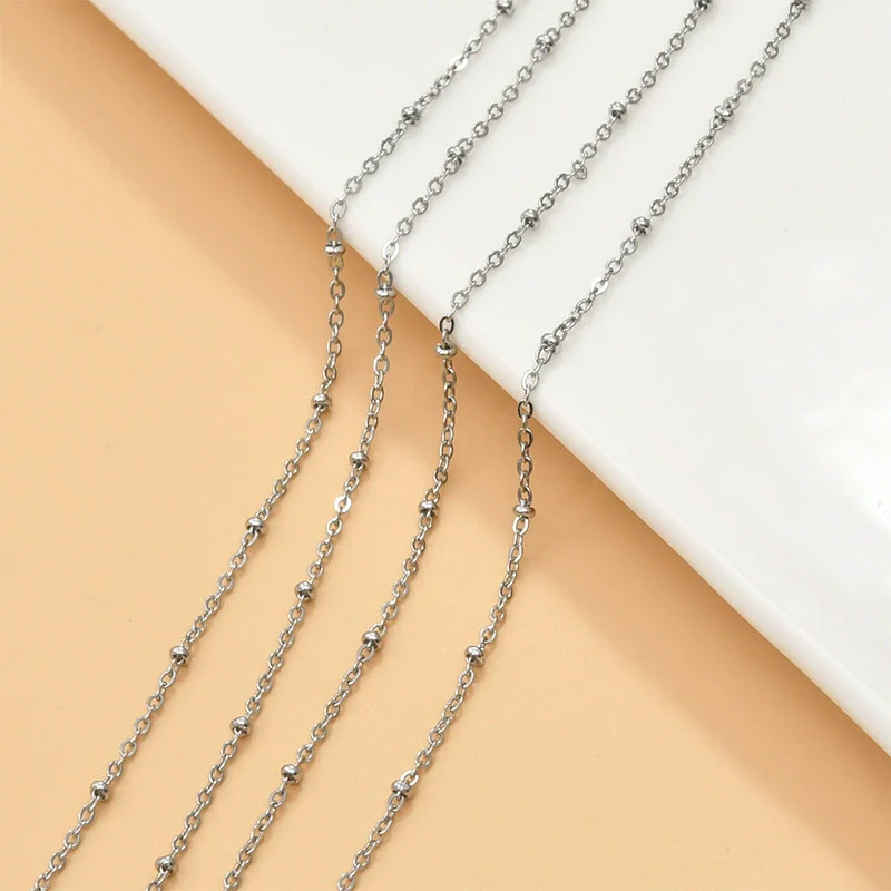Wholesale Jewelry Stainless Steel Y2k Chain Electroplated Bracelet Necklace Accessories - Image 11