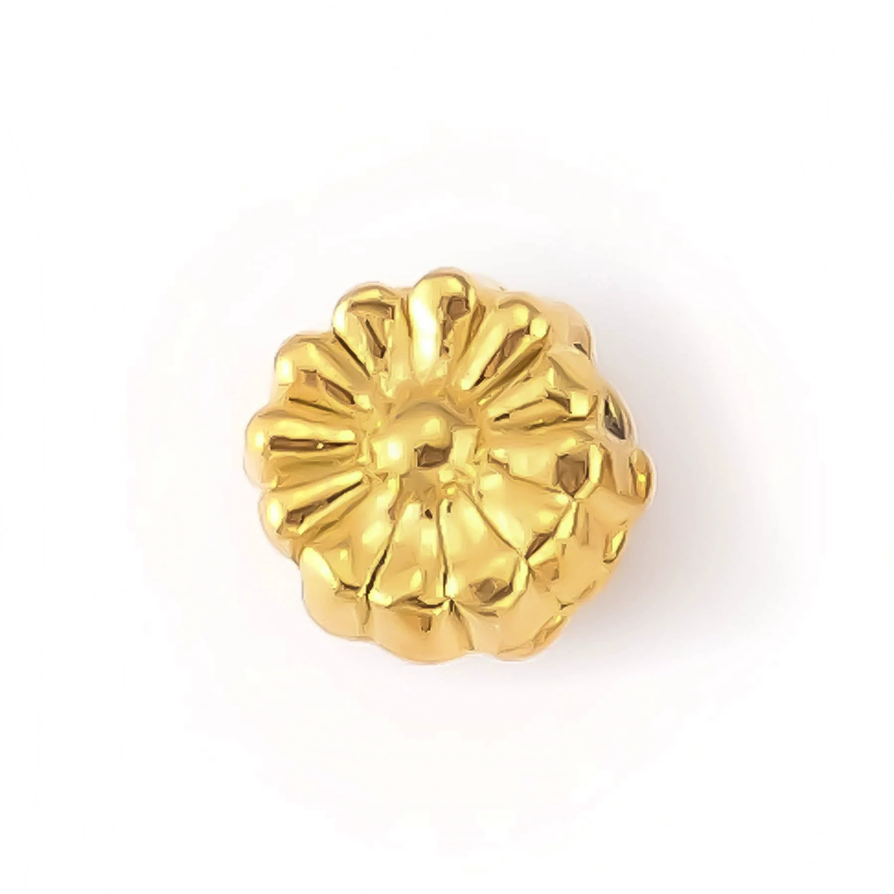 Wholesale Jewelry Titanium Steel Loose Beads Spacer Beads Love Embossed Perforated Fashion Style Drum Beads With Gold Plating - Image 11