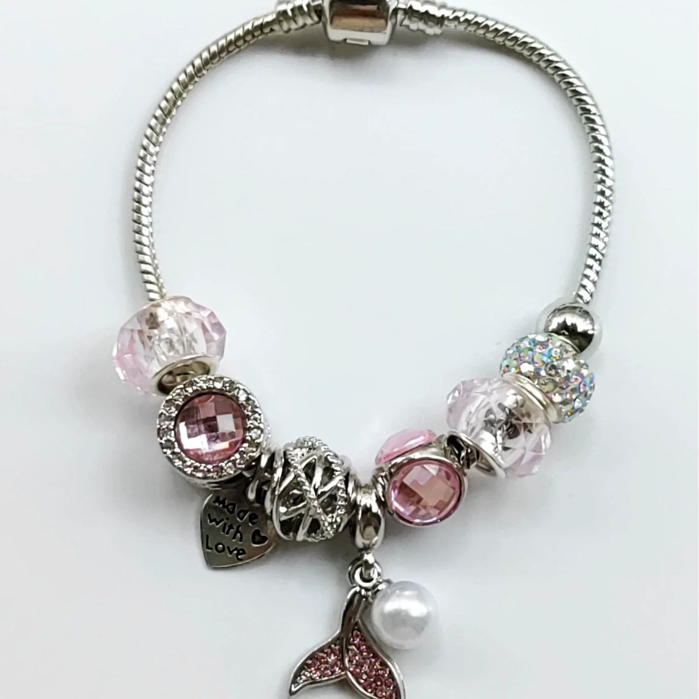 Wholesale Ladies Rhinestone Bracelet With Crown Heart Drop Shape Patterns Electroplated - Image 3