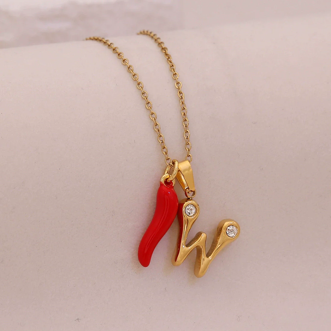 Wholesale Letter Pendant Necklace Stainless Steel Personalized Style - Image 26
