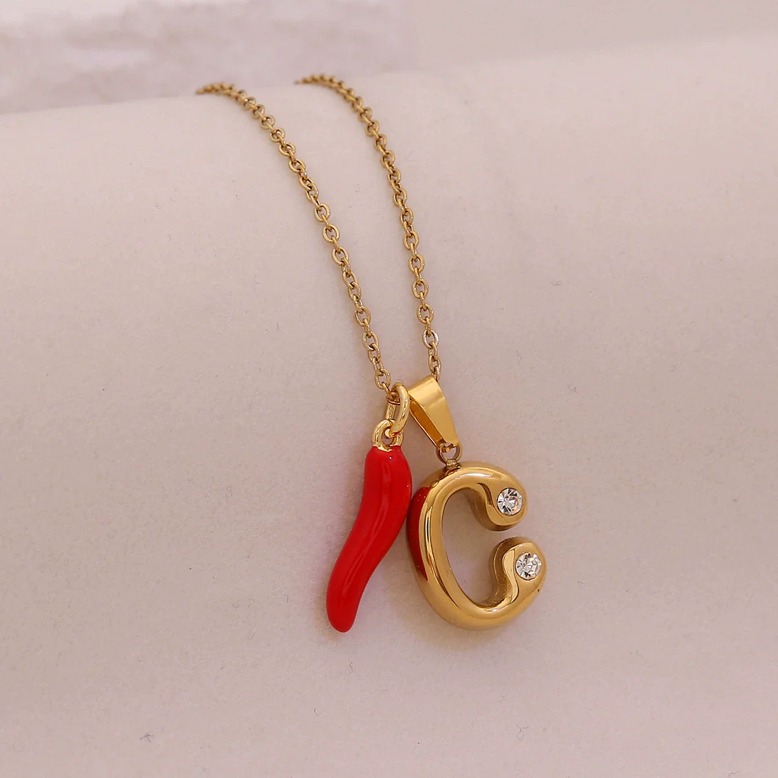 Wholesale Letter Pendant Necklace Stainless Steel Personalized Style - Image 6
