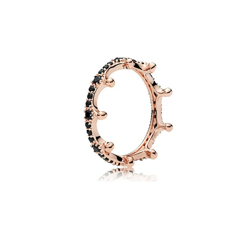 Wholesale Light Luxury Geometric Silver Electroplated Couple Rings - Image 17