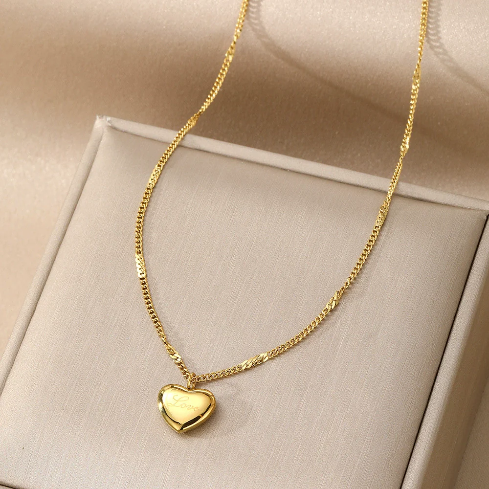 Wholesale Light Luxury Goldplated Stainless Steel Insectpatterned Ochain Necklace - Image 28