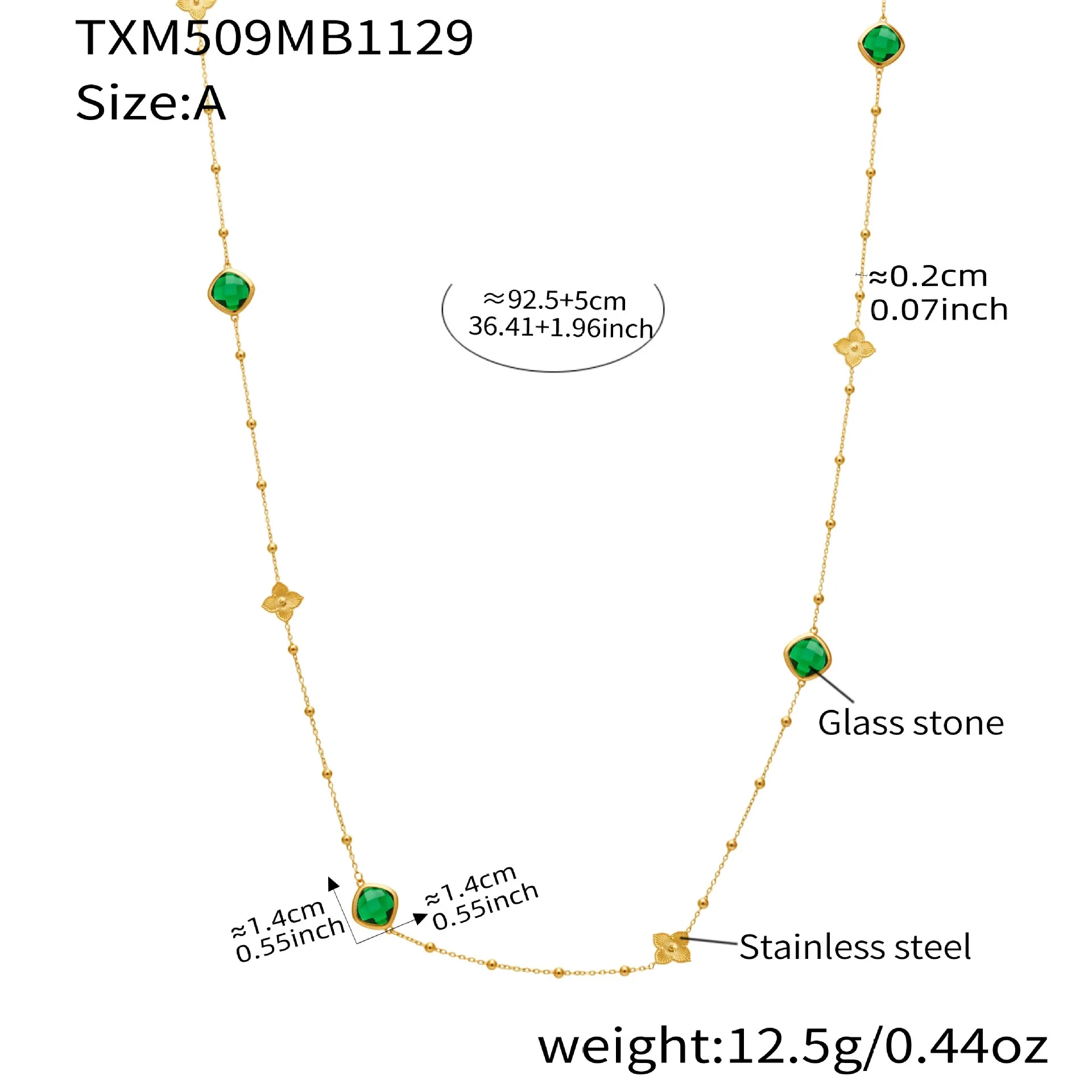 Wholesale Light Luxury Style Stainless Steel And Zircon Electroplated Jewelry Set With Four Leaf Flower Inlaid Design For Women Including Bracelet Necklace And Earrings - Image 9