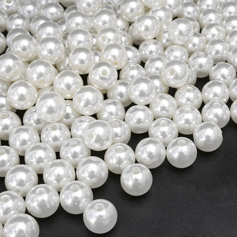 Wholesale Loose Beads Plastic Resin Round Beaded Jewelry Accessories For Diy Handmade Bracelet Necklace - Image 29