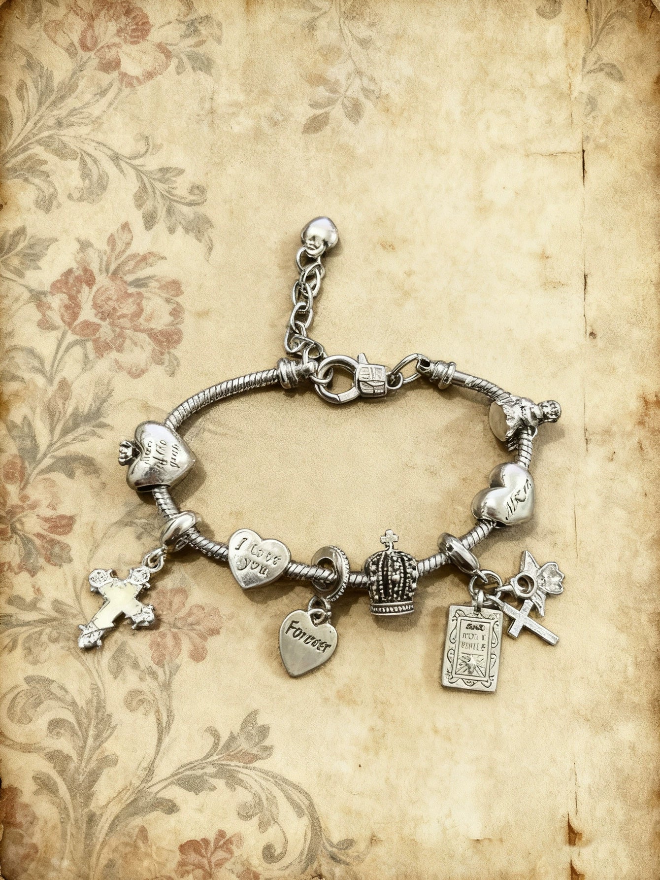 Wholesale Lovely Animal Style Stainless Steel Electroplated Beaded Bracelet With Multielement Oil Drop Rhinestone Jewelry Accessories - Image 13