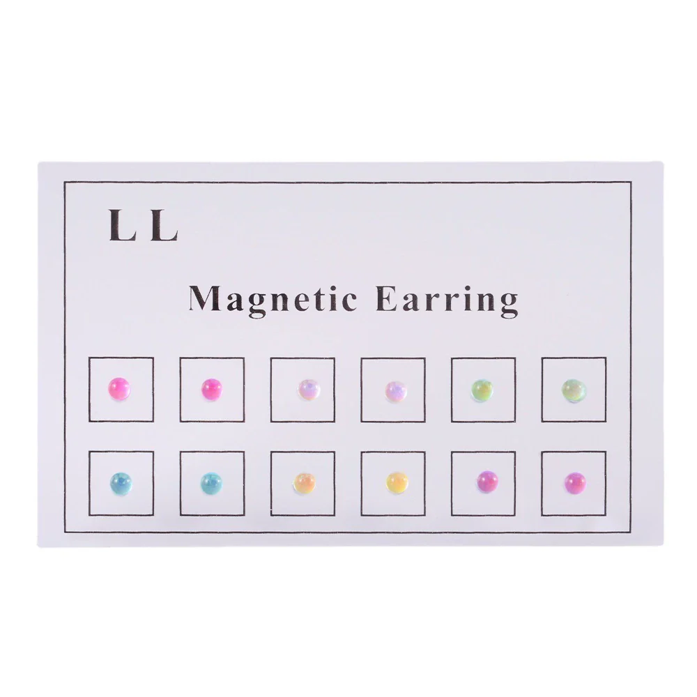 Wholesale Magnetic Nonhole Nose Nails Nonperforated Lip Nails And Ear Bone Nails Electroplated Simple Style - Image 5