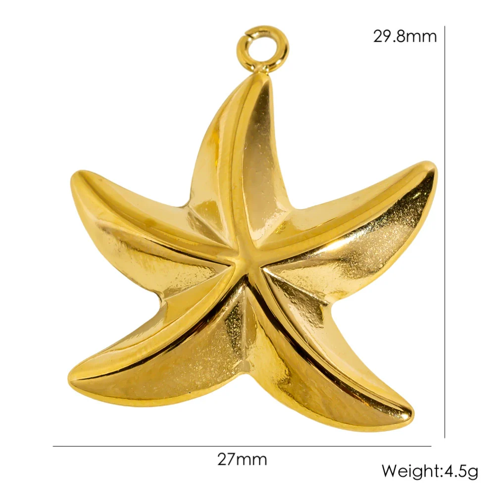 Wholesale Marine Animals Stainless Steel Pendant Jewelry With Electroplating Vacuum In Furnace Process - Image 24