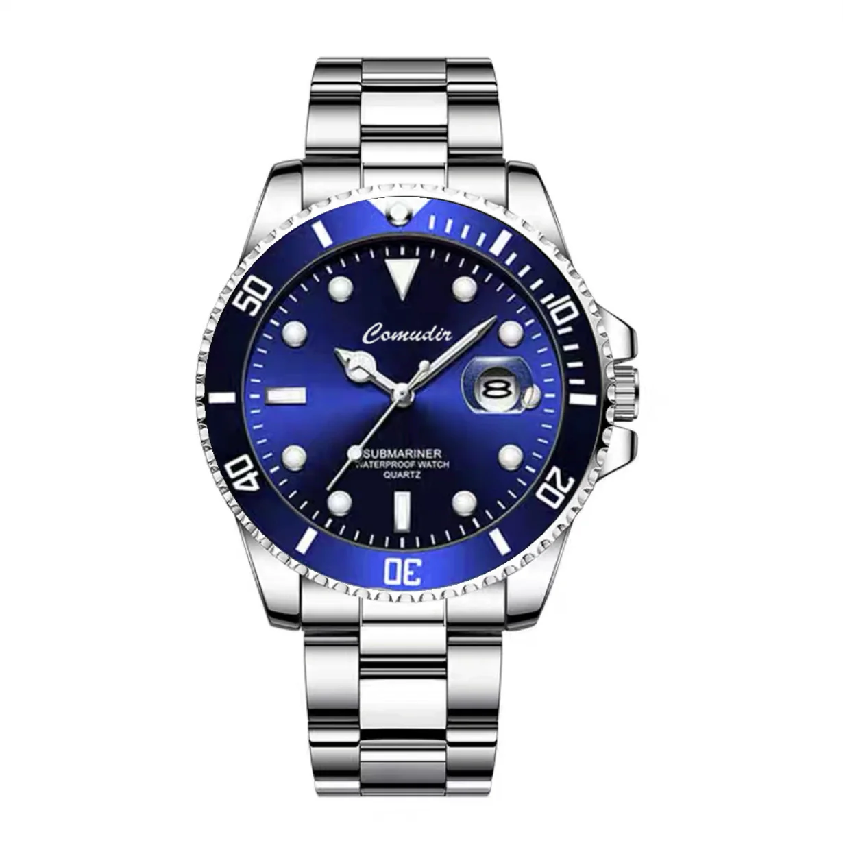Wholesale Men's Alloy And Stainless Steel Watch Round Dial Luminous Waterproof Trendy Sports Watch - Image 4