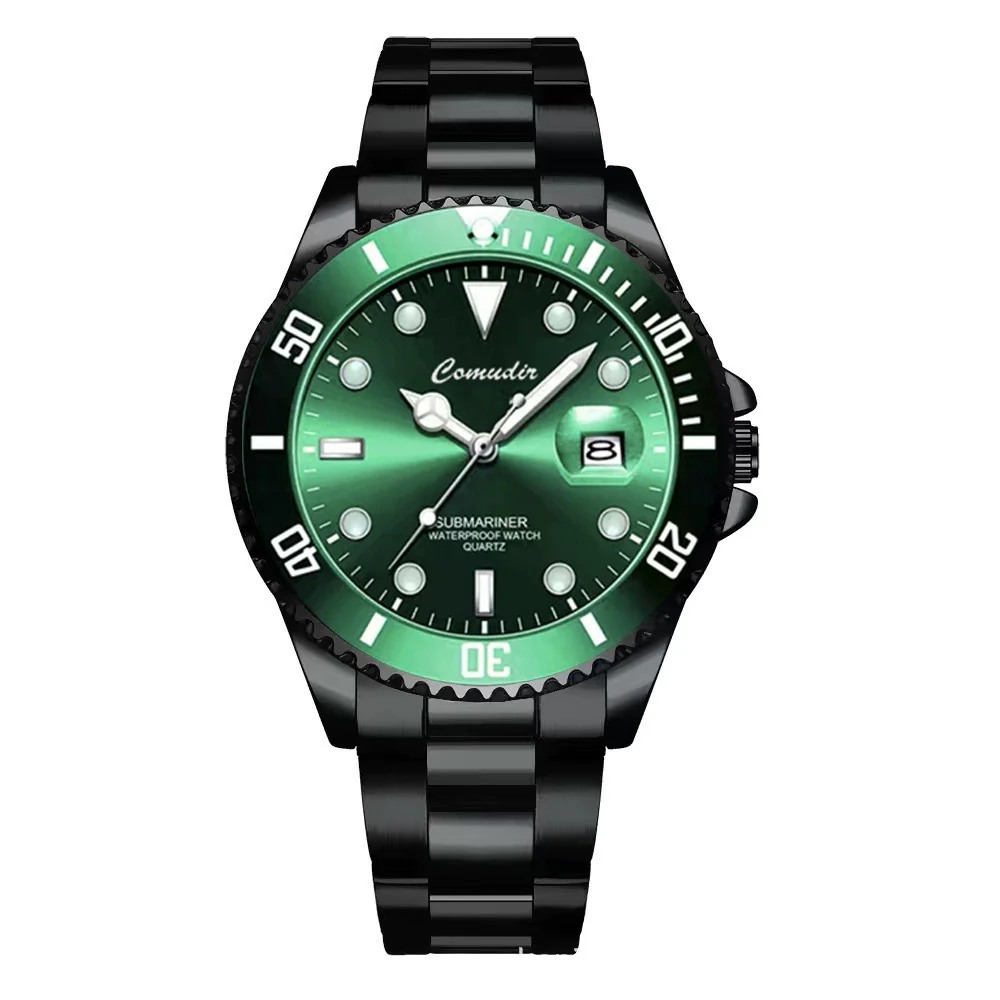 Wholesale Men's Alloy And Stainless Steel Watch Round Dial Luminous Waterproof Trendy Sports Watch - Image 5
