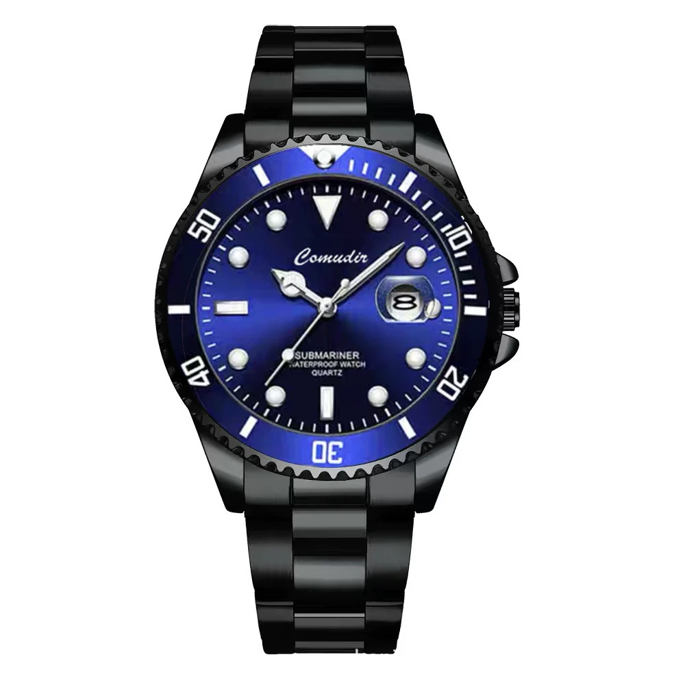 Wholesale Men's Alloy And Stainless Steel Watch Round Dial Luminous Waterproof Trendy Sports Watch - Image 7