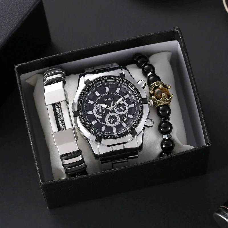 Wholesale Men's Alloy And Titanium Watch With Round Dial Pin Buckle Spiral Crown And Leisure Style - Image 2