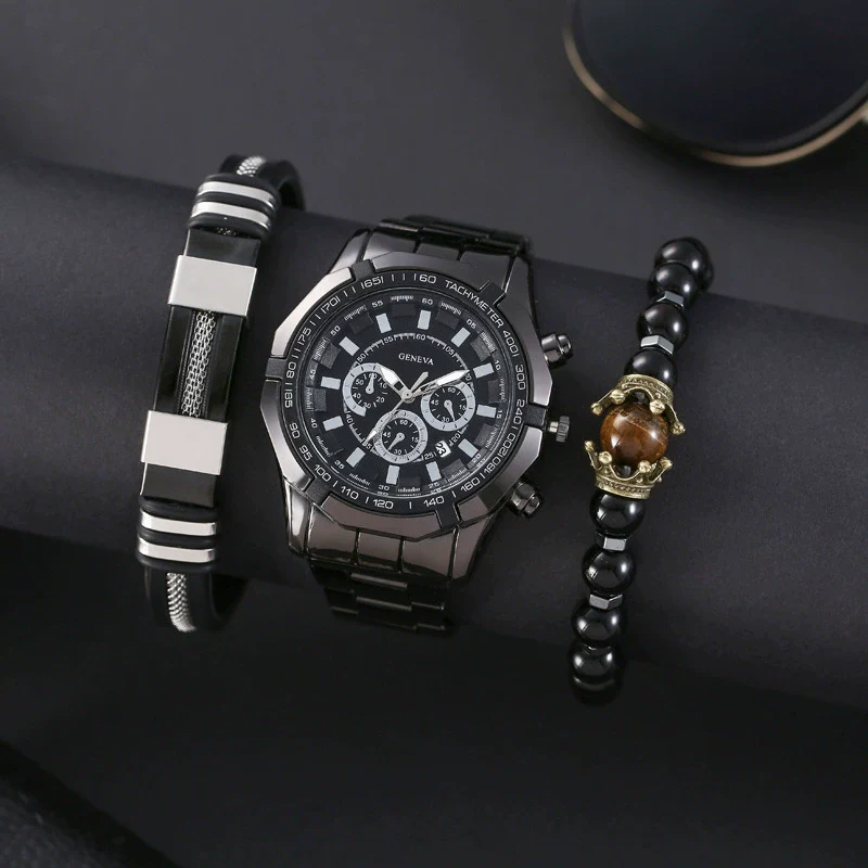 Wholesale Men's Alloy And Titanium Watch With Round Dial Pin Buckle Spiral Crown And Leisure Style - Image 7
