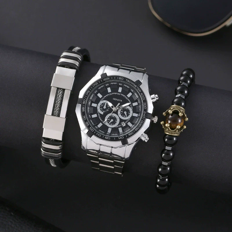 Wholesale Men's Alloy And Titanium Watch With Round Dial Pin Buckle Spiral Crown And Leisure Style - Image 8