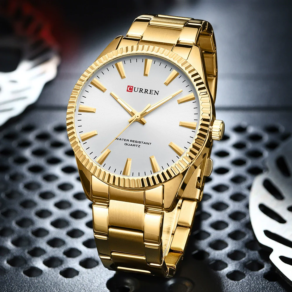 Wholesale Men's Business Fashion Quartz Watch Alloy Case Stainless Steel Strap Round Dial Luminous Calendar - Image 4