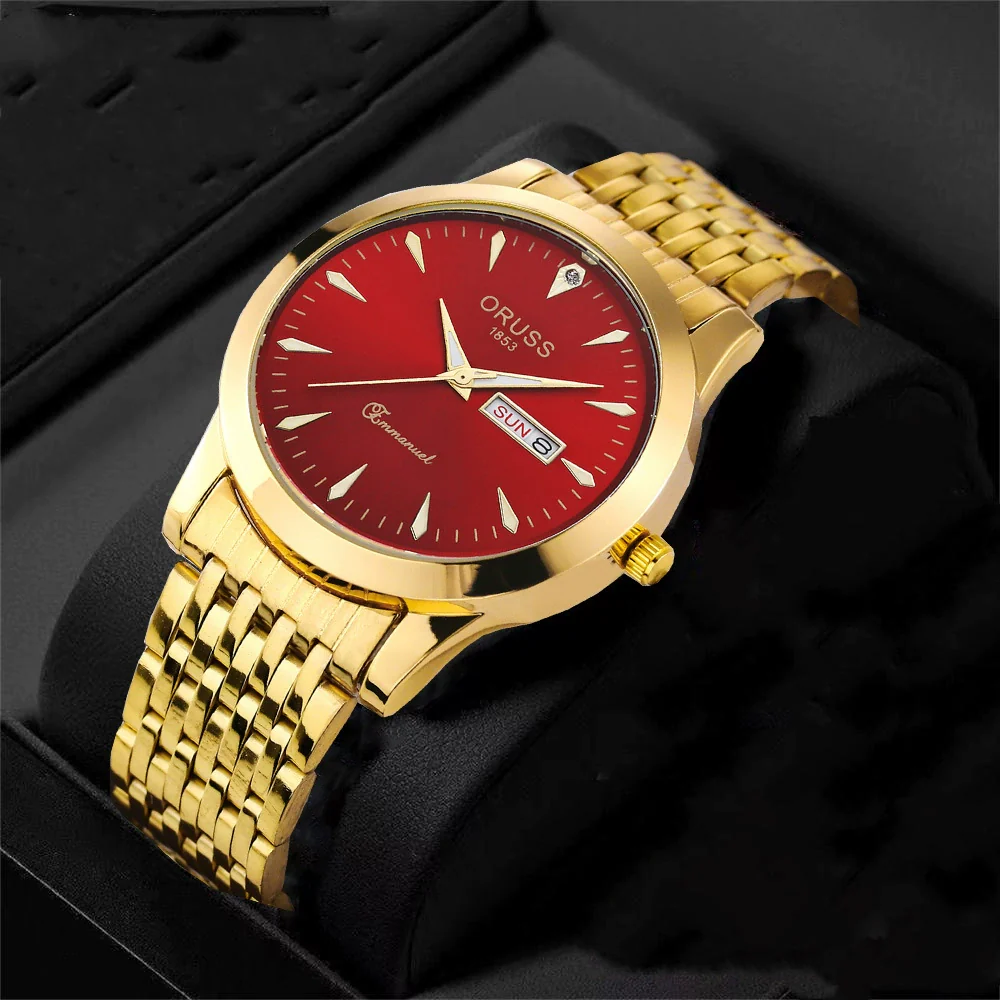 Wholesale Men's Business Style Alloy And Alloy Steel Watches Round Dial Luminous Waterproof Quartz Automatic - Image 13