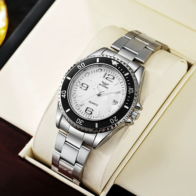 Wholesale Men's Business Watch Alloy Material Round Shape Simple Design Luminous - Image 7
