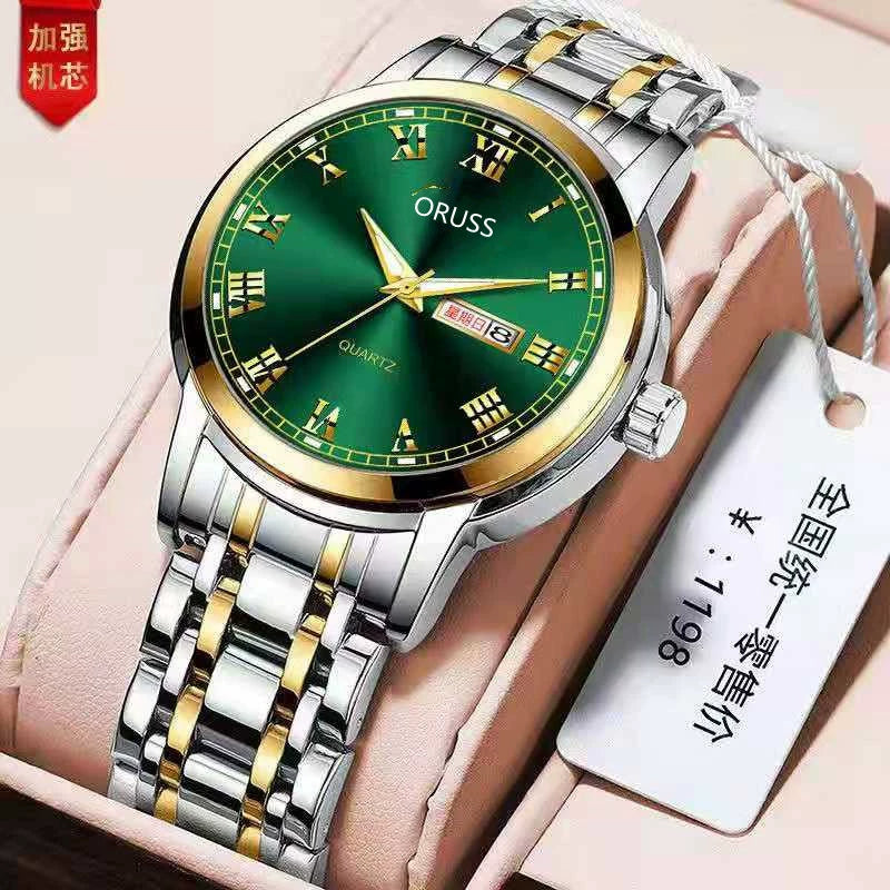 Wholesale Men's Fashion Quartz Watch Steel Case And Strap Round Dial Mineral Strengthened Glass Mirror - Image 10