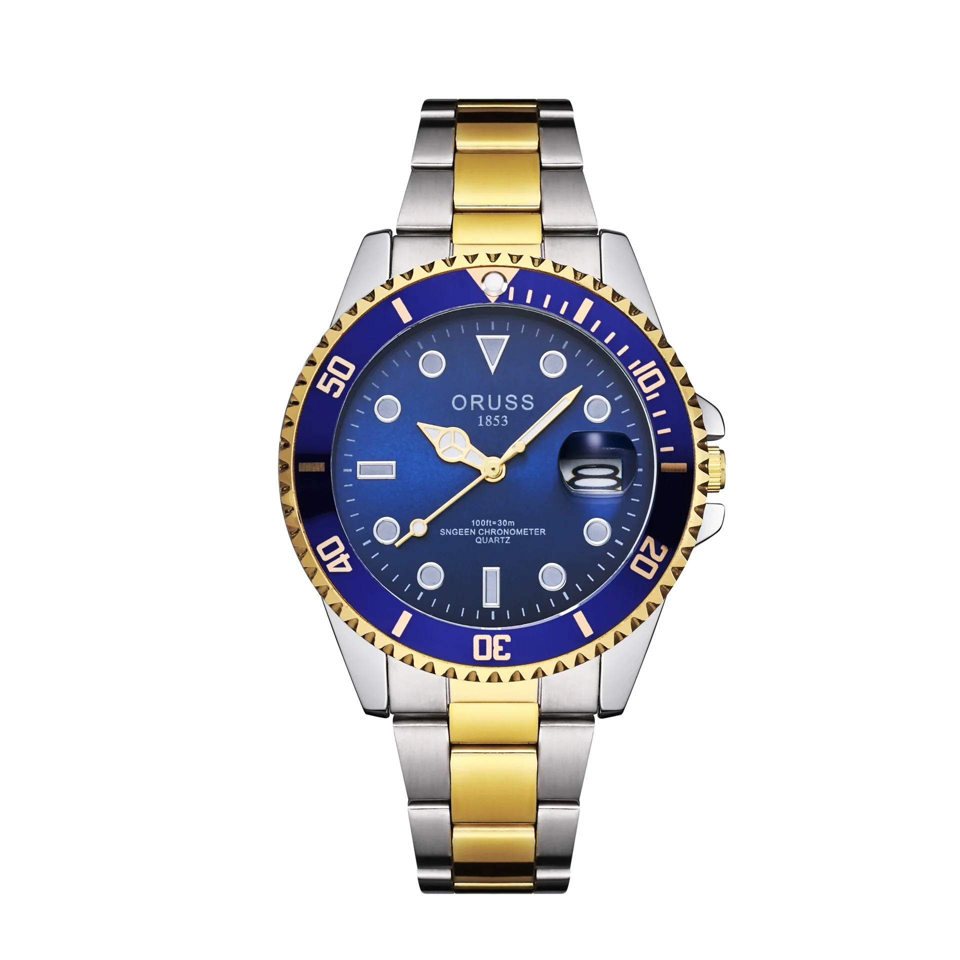 Wholesale Men's Stainless Steel Automatic Non Mechanical Fashion Business Luminous Waterproof Hollow Round Dial Watch - Image 5