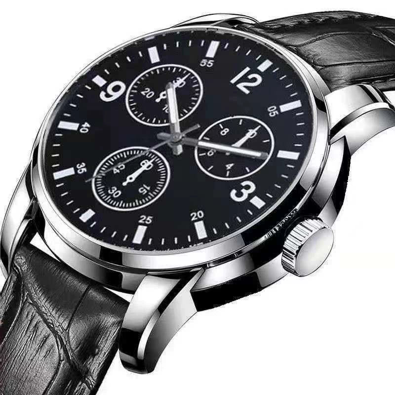 Wholesale Men's Steel Mirror Automatic Quartz Watch Leisure Style Round Dial Stainless Steel Clasp Mineral Strengthened Glass Mirror - Image 16