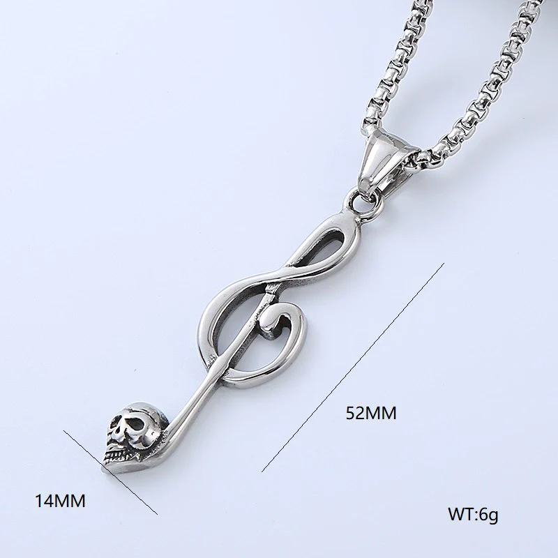 Wholesale Men's Titanium Steel Punk Style Geometric Jewelry With Polishing Treatment - Image 10