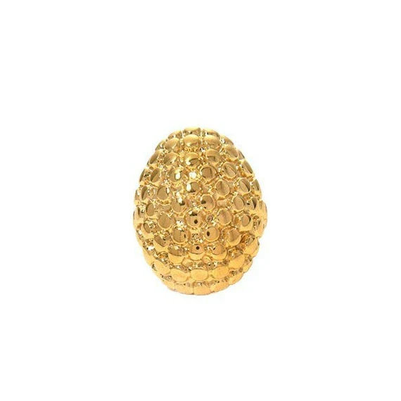 Wholesale Metal Cherry Ring Stainless Steel Gold Plated Geometric Style Unisex Finger Ring - Image 5