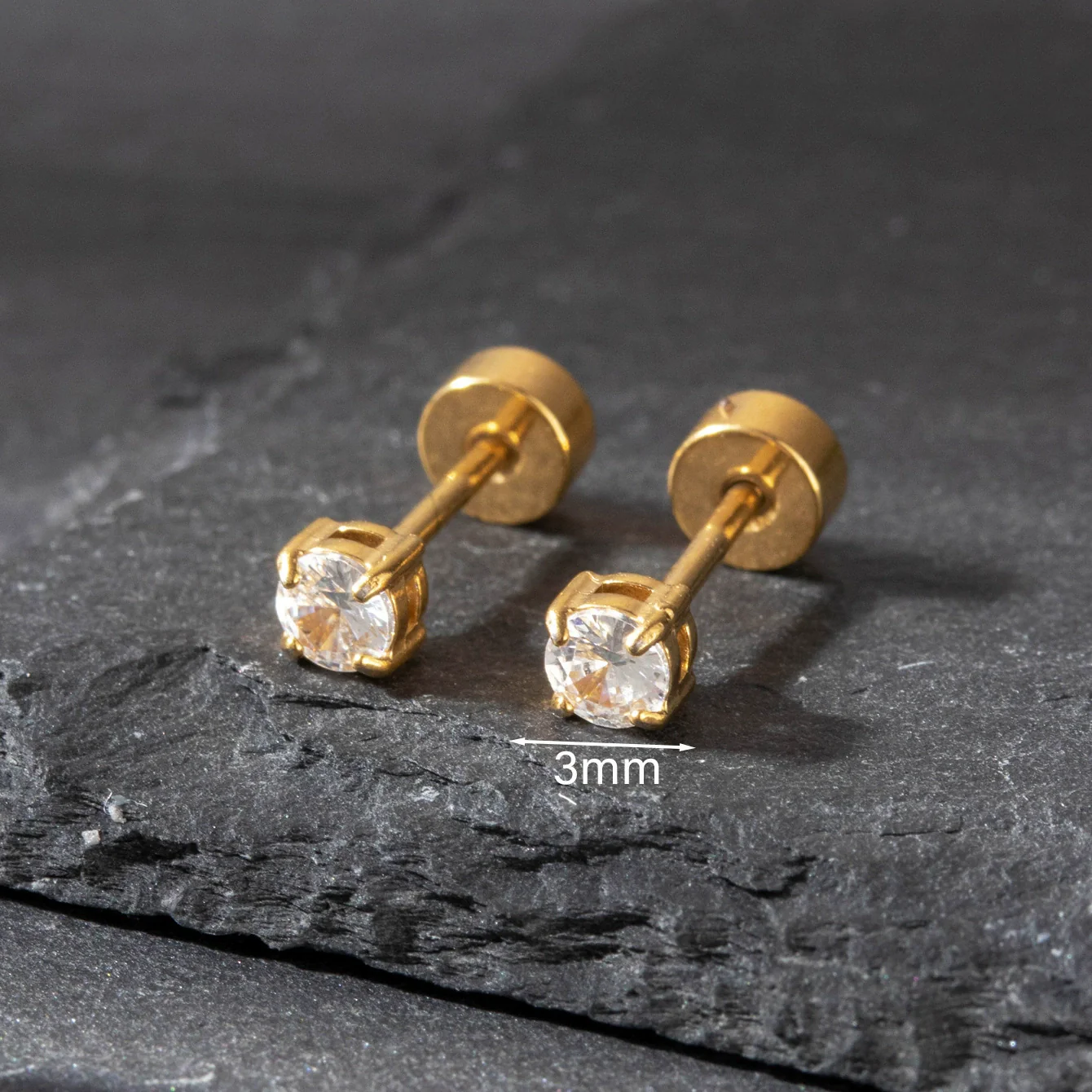 Wholesale Metal Ear Nail With Geometric Design And Electroplating Treatment For Women - Image 6