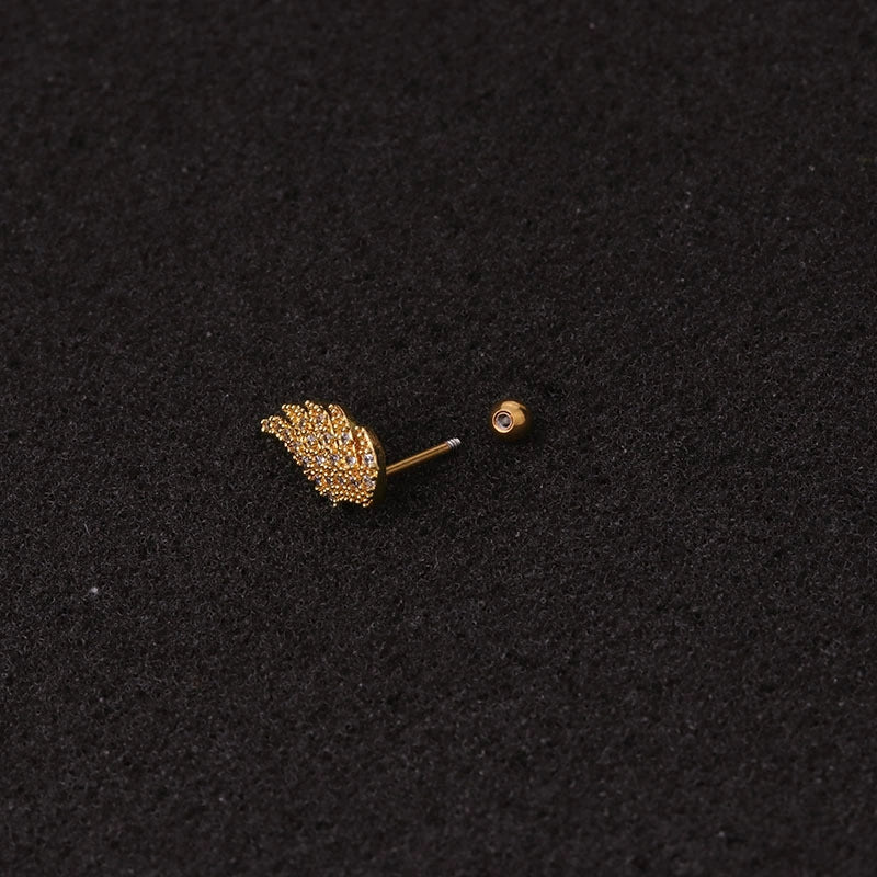 Wholesale Metal Hippocampus Earrings Inlaid With Zircon Fashion Women's Jewelry - Image 4