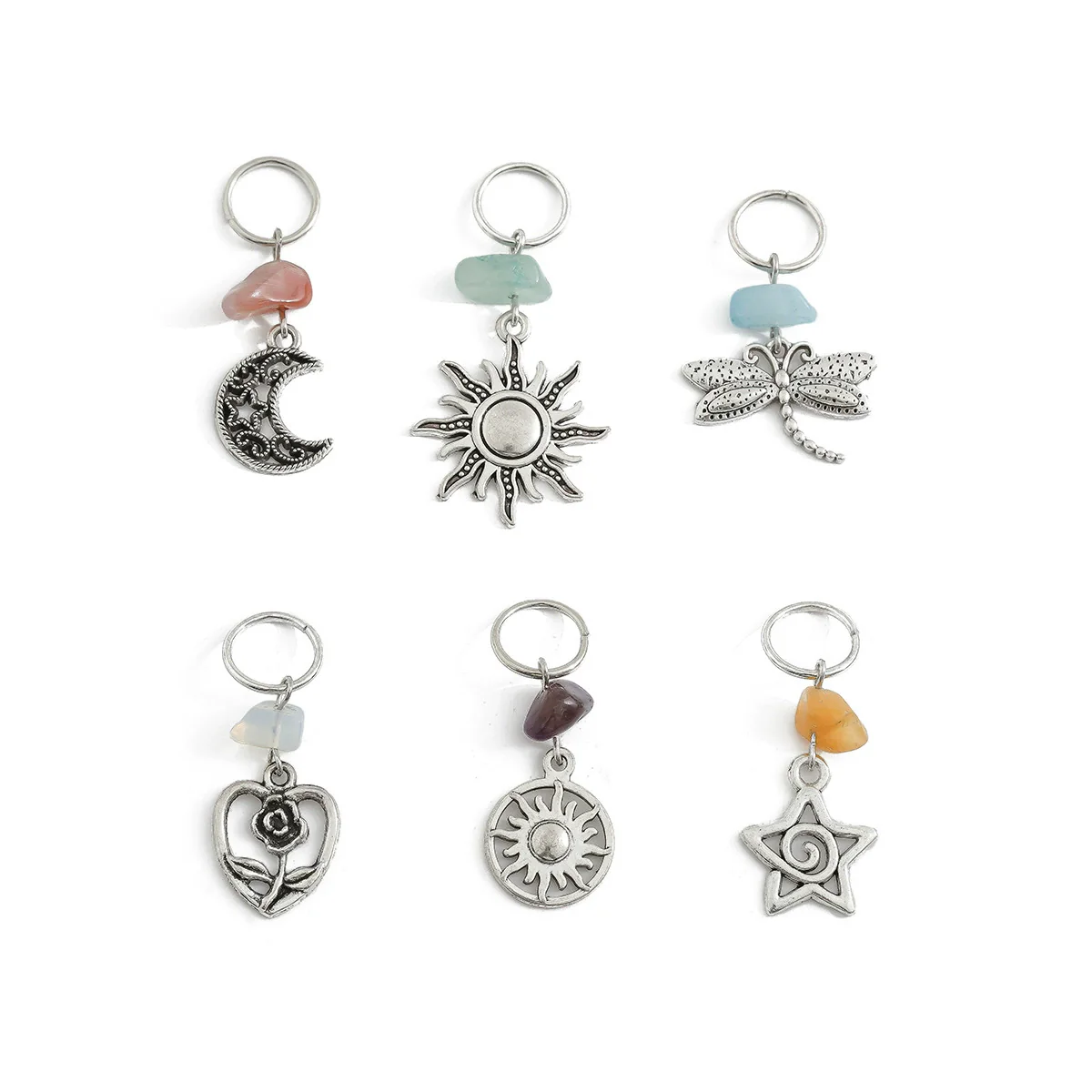 Wholesale Metal Jewelry Retro Geometric Braid Leaves Coin Hair Clip For Women - Image 5