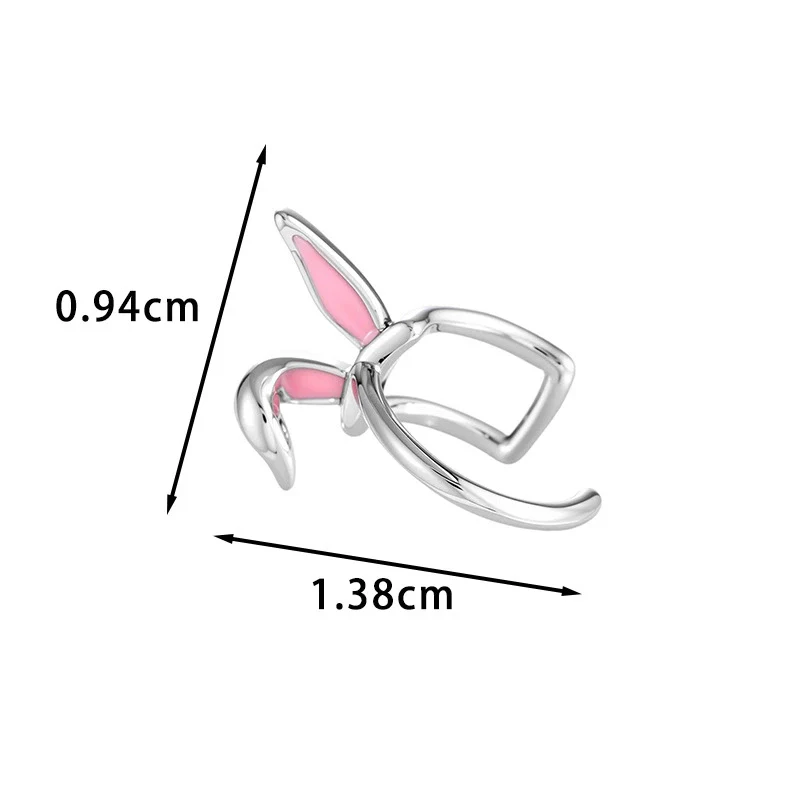 Wholesale Metal Rabbit Ear Bone Clip Lovely Style Electroplating - Image 3