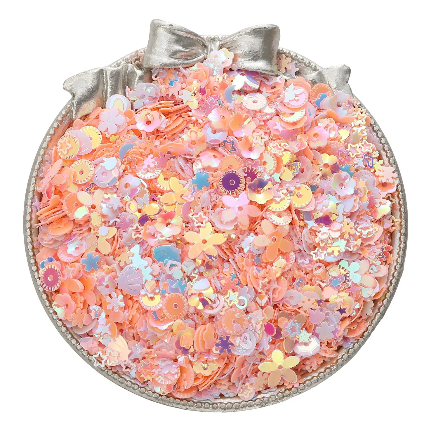 Wholesale Mixed Bead And Flash Sequins Handmade Clothing Accessories Simple Style - Image 22