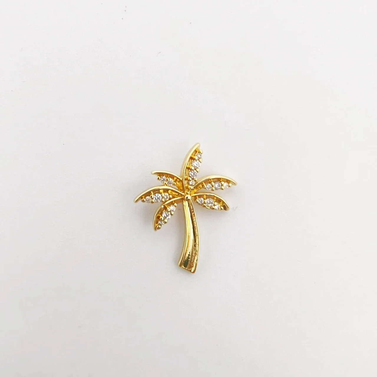 Wholesale Mixed Style Hollow Heart Tree Of Life Coconut Tree Series 18K Gold Plated Copper Pendant Diy Bracelet Necklace Accessories - Image 10