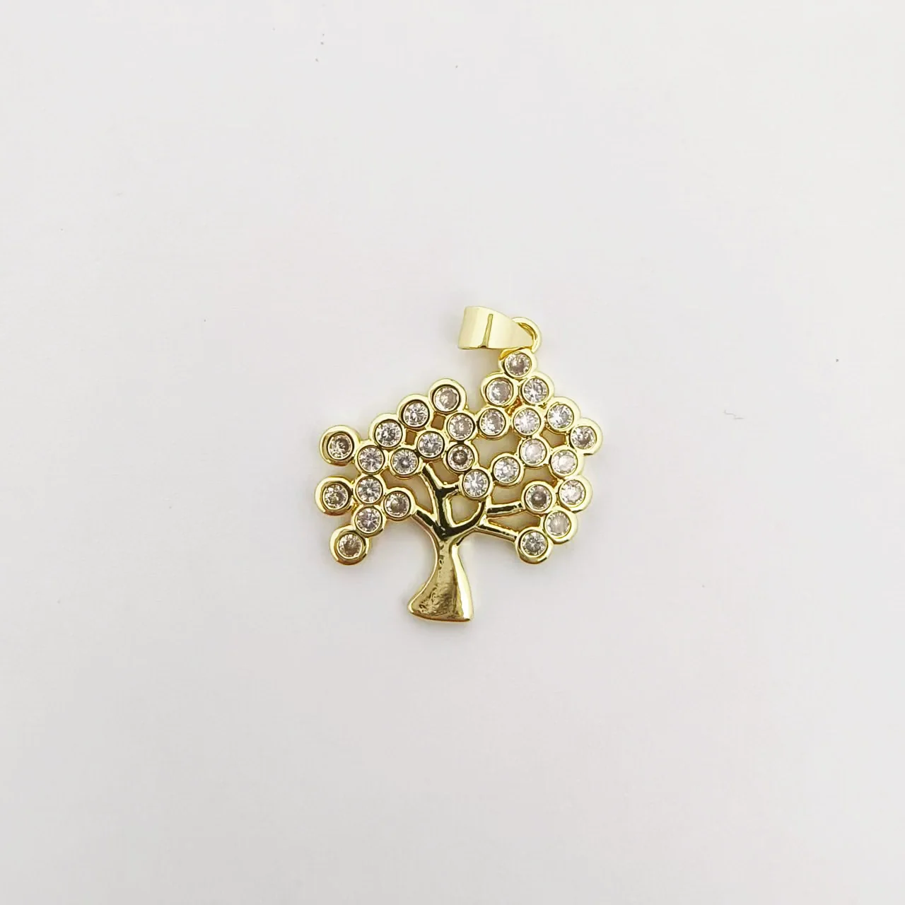 Wholesale Mixed Style Hollow Heart Tree Of Life Coconut Tree Series 18K Gold Plated Copper Pendant Diy Bracelet Necklace Accessories - Image 6