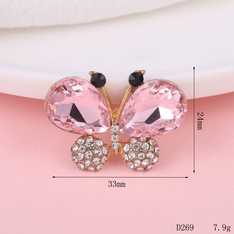 Wholesale Mobile Phone Shell Accessories Alloy Dripping Oil Butterfly Rhinestone Handmade Diamondembedded - Image 13