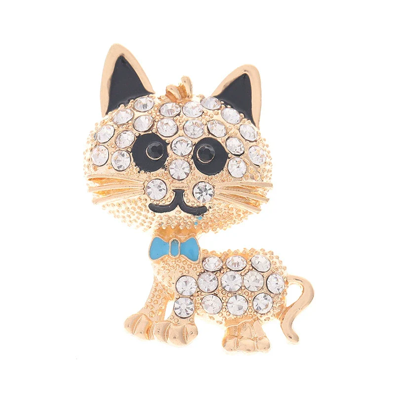 Wholesale Mobile Phone Shell Accessories Alloy Rhinestone Diamond With Cat Head Fox Pattern Electroplated - Image 4