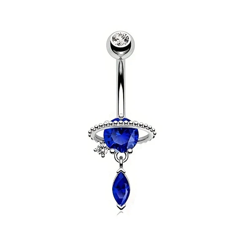 Wholesale Navel Ring Set Stainless Steel Geometric Simple Style Electroplating - Image 6