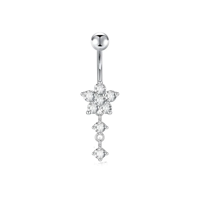Wholesale Navel Ring Stainless Steel Geometric Electroplated Simple Style Body Puncture - Image 15