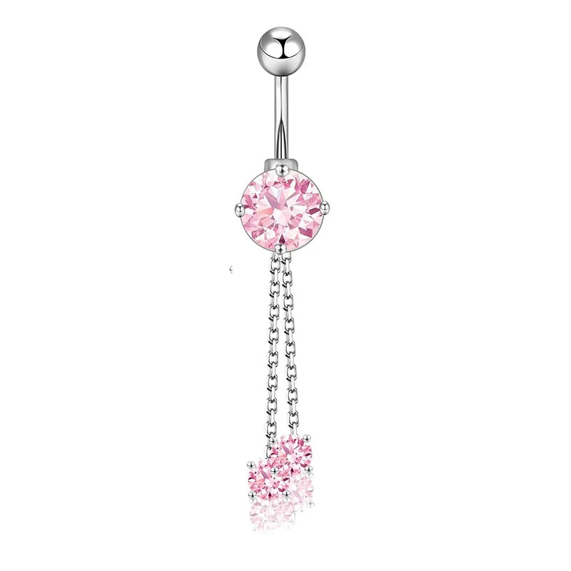 Wholesale Navel Ring Stainless Steel Geometric Electroplated Simple Style Body Puncture - Image 23