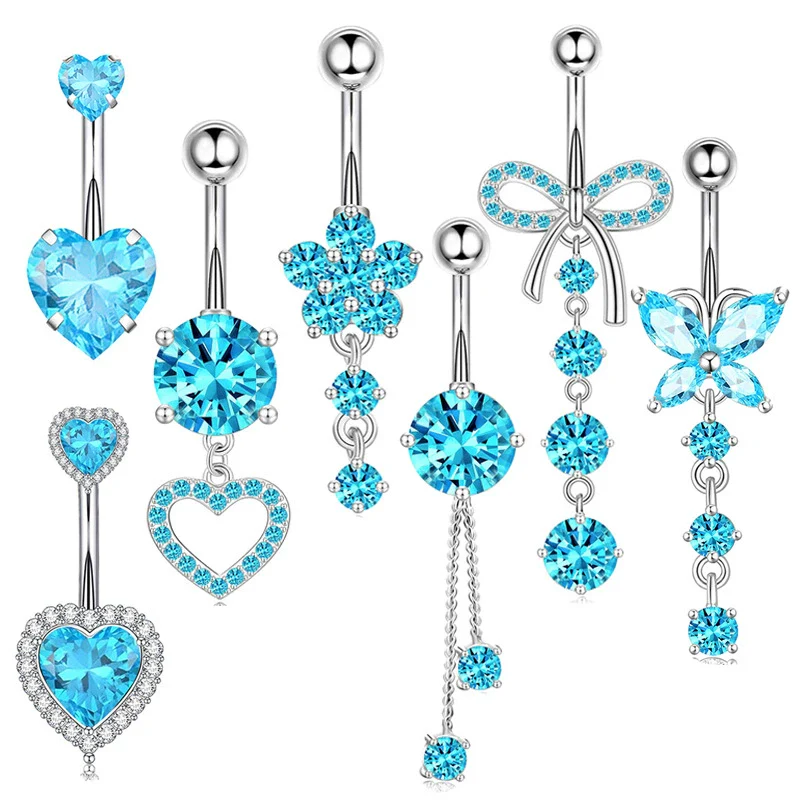 Wholesale Navel Ring Stainless Steel Geometric Electroplated Simple Style Body Puncture - Image 26